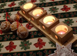 FOTOPOSTUP: Ako si vyrobiť vianočné svietniky na stôl