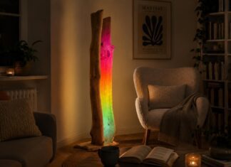 FOTOPOSTUP: Ako vyrobiť dizajnovú LED lampu z orechového dreva Ako vyrobiť LED lampu z dreva - fotopostup
